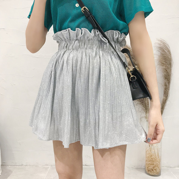 Κομψή γυναικεία φούστα  με υψηλή μέση σε διάφορα χρώματα