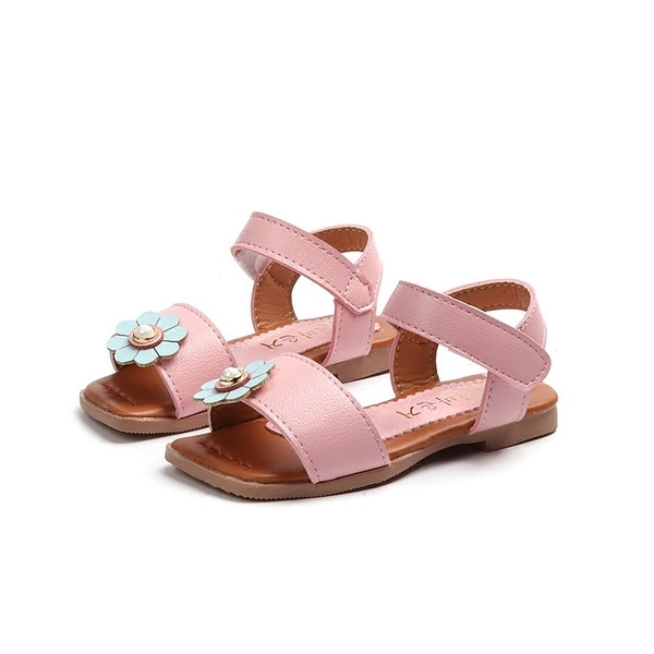 Αθλητικά κομψά παιδικά σανδάλια για κορίτσια με φυτικό μοτίβο, σε τρία χρώματα