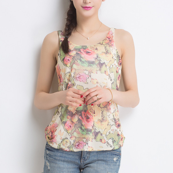 Maieu de vară de damă cu motiv floral