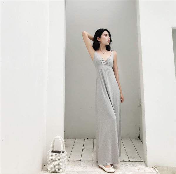 Rochie lunga de dama eleganta in trei culori