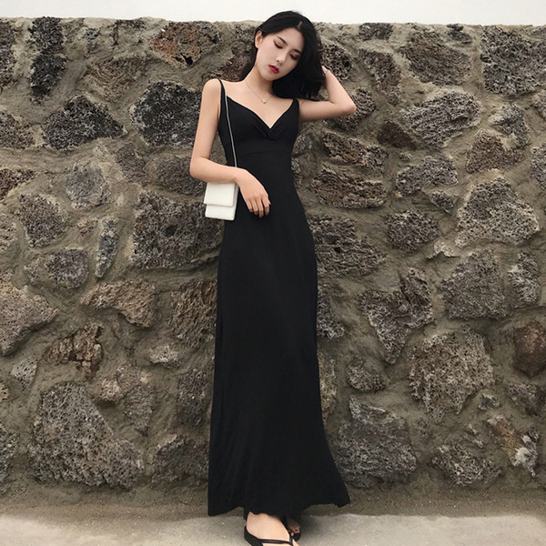 Rochie lunga de dama eleganta in trei culori