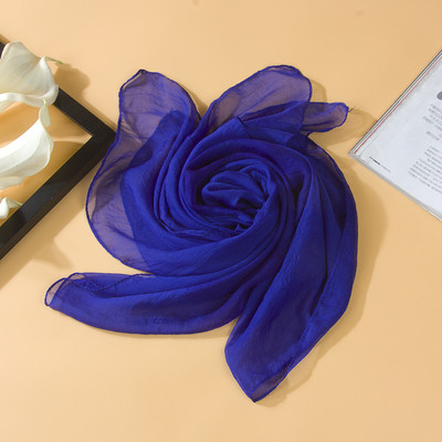 Изчистен дамски тънък шал за лятото в няколко цвята