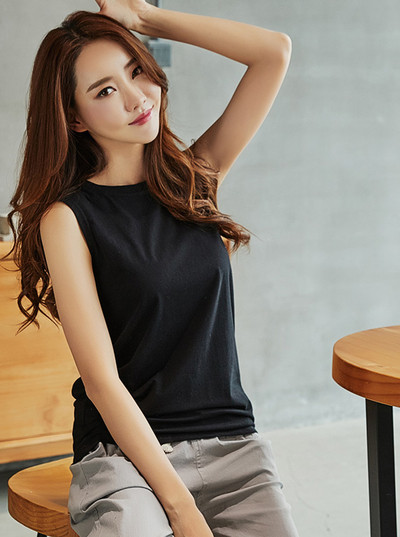 Γυναικείο καθημερινό αμάνικο  διάφορα χρώματα