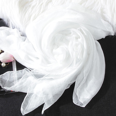 Едноцветни дамски шалове за лятото от шифон в няколко цвята