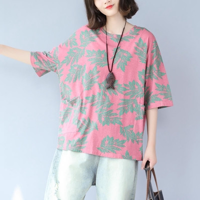 Γυναικείο  T-shirt σε μέγεθος MAXI σε δύο χρώματα