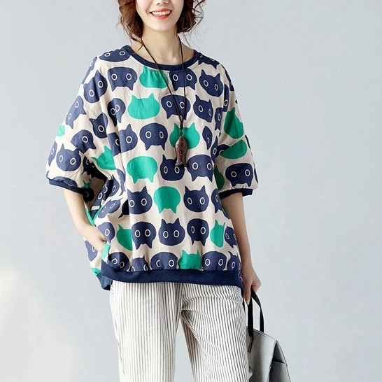 Tricou dama marimea MAXI cu maneca scurta