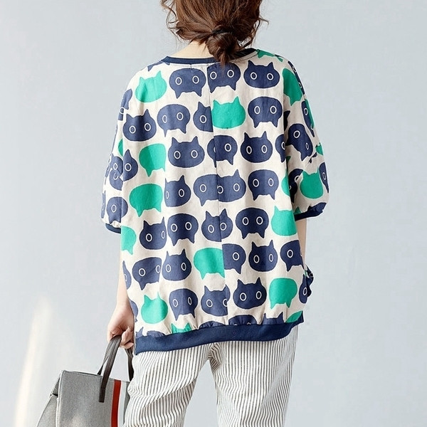 Tricou dama marimea MAXI cu maneca scurta