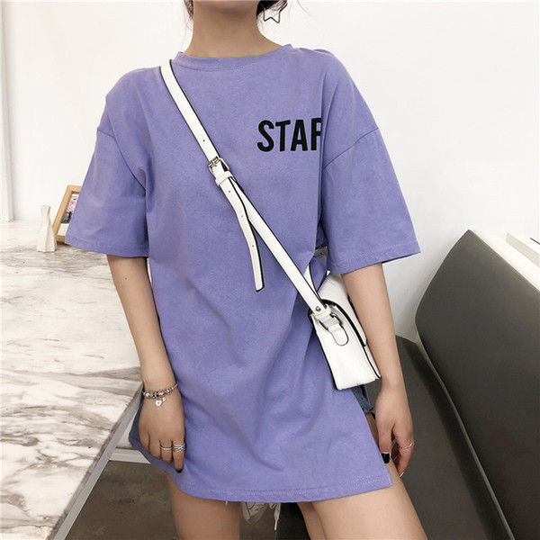 Tricou casual dama in culoare deschisa model larg