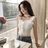 Maieu de damă translucid în două culori cu fermoar la spate