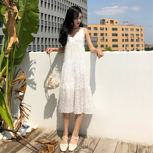 Rochie lunga de dama cu decolteu in V in doua culori