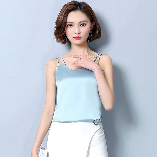 Maieu de dama in mai multe culori cu bretele duble