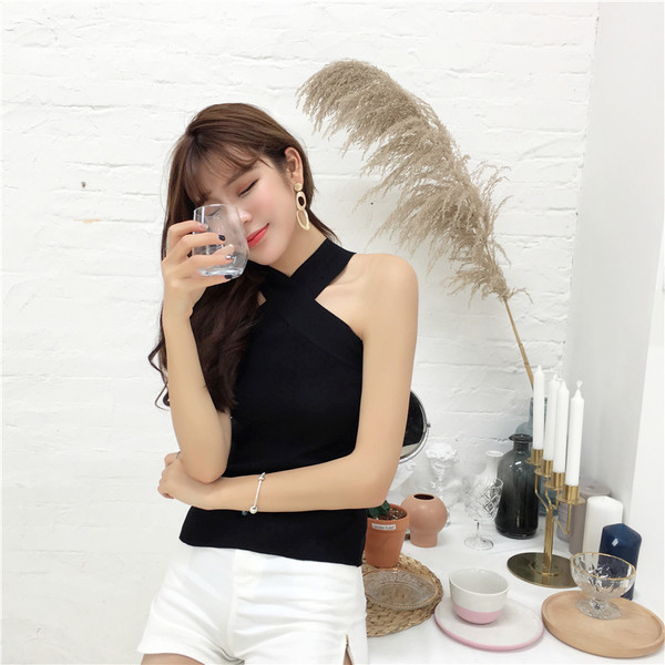 Maieu elegant de damă în alb-negru