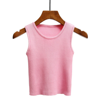 Maieu scurt de damă elastic cu guler în formă de O în mai multe culori