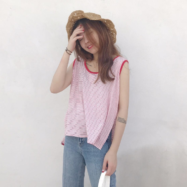 Maieu cu dungi de dama model larg in doua culori