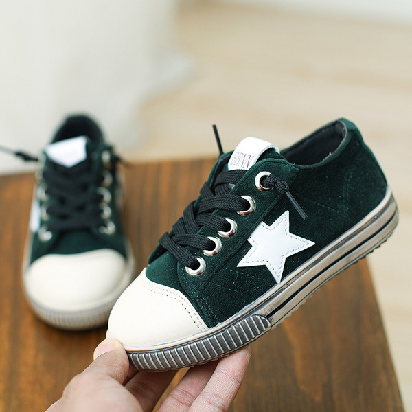 Παιδικά πάνινα παπούτσια - Unisex σε τρία χρώματα