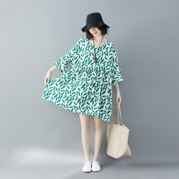  MAXI  μεγέθους γυναικείο μπλουζοφόρεμα για το καλοκαίρι