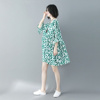  MAXI  μεγέθους γυναικείο μπλουζοφόρεμα για το καλοκαίρι