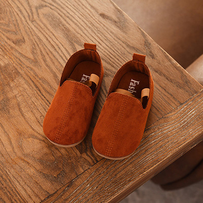 Mocasini eleganti pentru copii pentru fete si baieti - un model simplu in trei culori