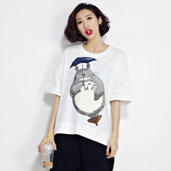 MAXI méretű női póló rövid ujjal, rátéttel, három színben