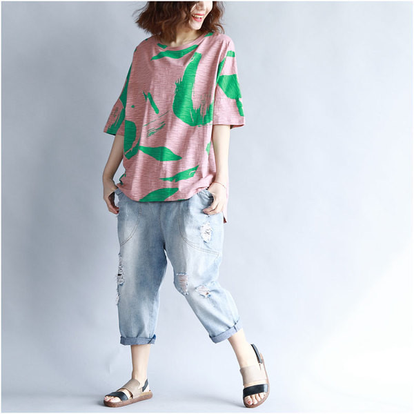 Tricou de dama marimea MAXI cu maneca scurta in trei culori