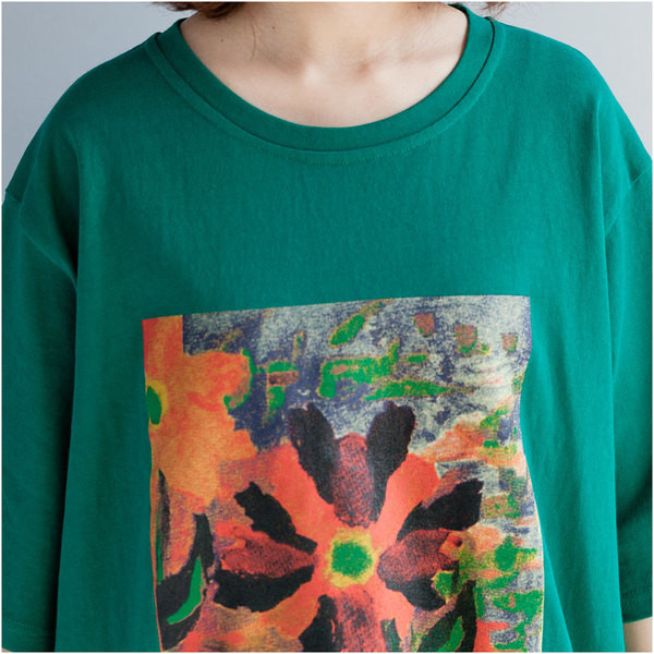 Tricou dama marimea MAXI pentru vara cu aplicatie in trei culori