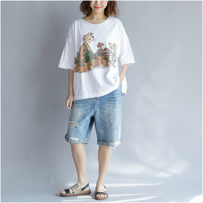 MAXI γυναικείο μπλουζάκι  με κοντό μανίκι σε τρία χρώματα