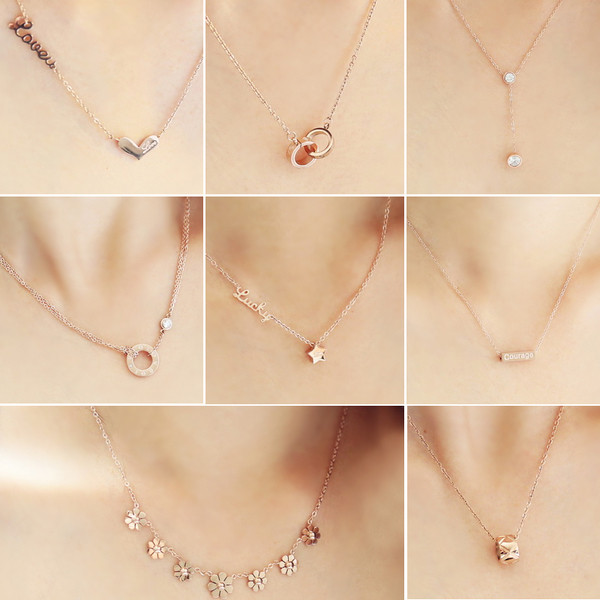 Colier delicat dama in diferite modele