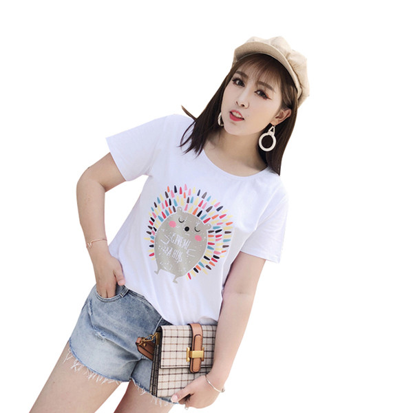 Tricou de vara marimi MAXI cu aplicatie in alb, negru si verde