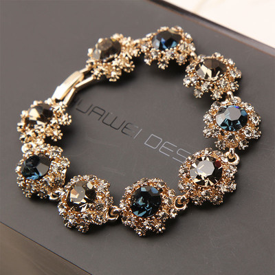 Bratara eleganta dama cu pietre colorate - doua modele