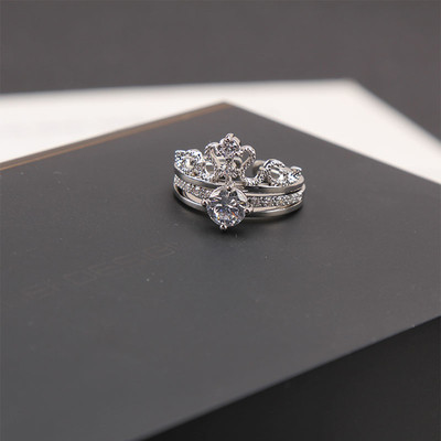 Set de inele de dama in doua culori