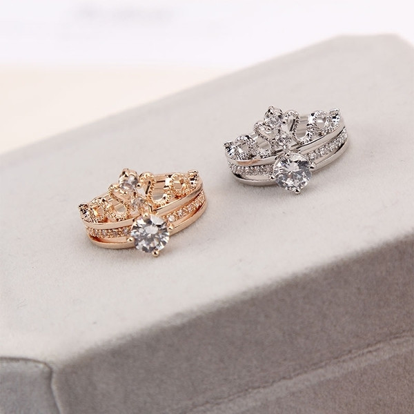 Set de inele de dama in doua culori