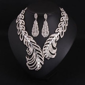 Γυναικεία κρυστάλλινα σετ - Κολιέ και σκουλαρίκια