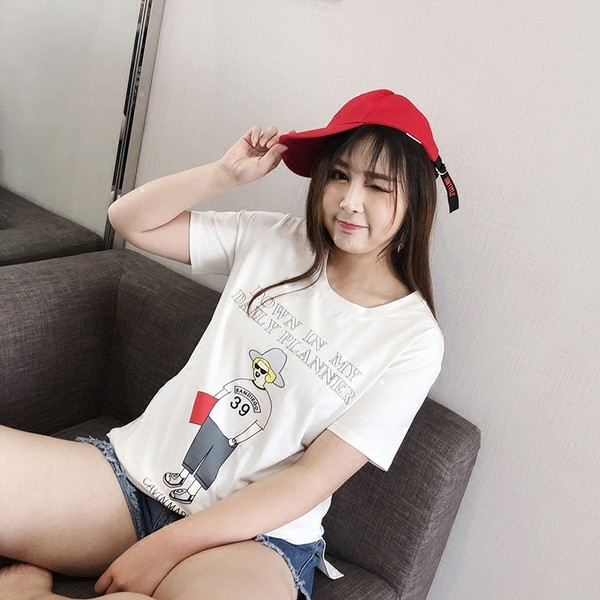 Γυναικείο T-shirt MAXI με εφαρμογή και επιγραφή