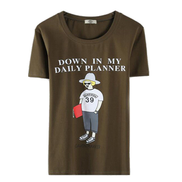 Γυναικείο T-shirt MAXI με εφαρμογή και επιγραφή