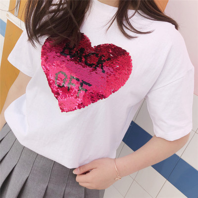 Καθημερινό T-shirt MAXI μέγεθος με 3/4 μανίκι σε τρία χρώματα και διακόσμηση