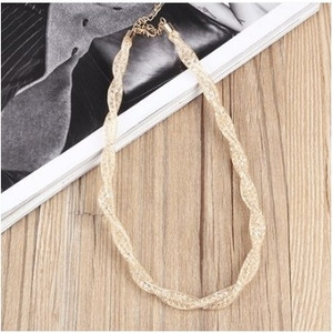 Γυναικείο κολιέ με κρύσταλλα σε τρία χρώματα