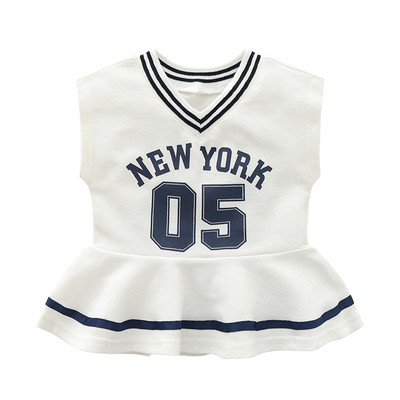 Παιδικό casual φόρεμα για κορίτσια σε διάφορα χρώματα με επιγραφή