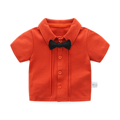 Gyermek ing fiúknak csokornyakkendő utánzattal több színben