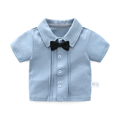 Gyermek ing fiúknak csokornyakkendő utánzattal több színben