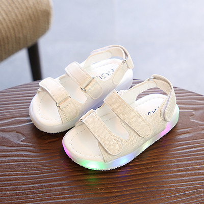 Παιδικά φωτισμένα σανδάλια για αγόρια σε τρία χρώματα