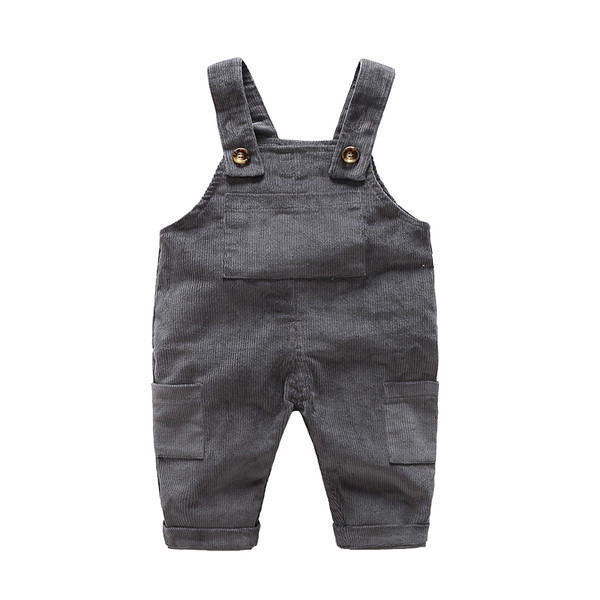 Salopeta pentru copii pentru fete si baieti in mai multe culori cu buzunare laterale