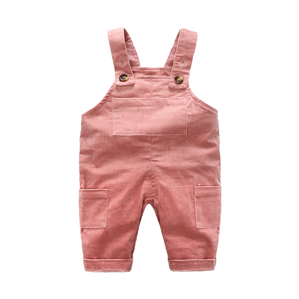 Salopeta pentru copii pentru fete si baieti in mai multe culori cu buzunare laterale