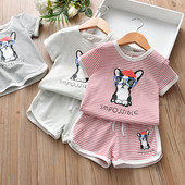 Παιδικό σετ δύο τεμαχίων  με δίχρωμη εφαρμογή