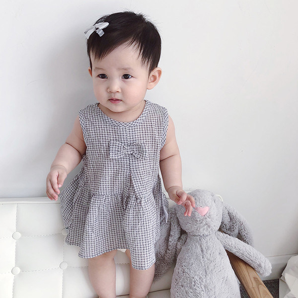 Rochie subtire pentru fete pentru copii in mai multe culori cu guler si panglica in forma de O