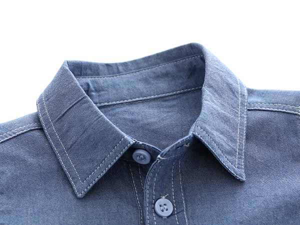 Cămașă din blugi pentru băieți cu buzunar decorativ