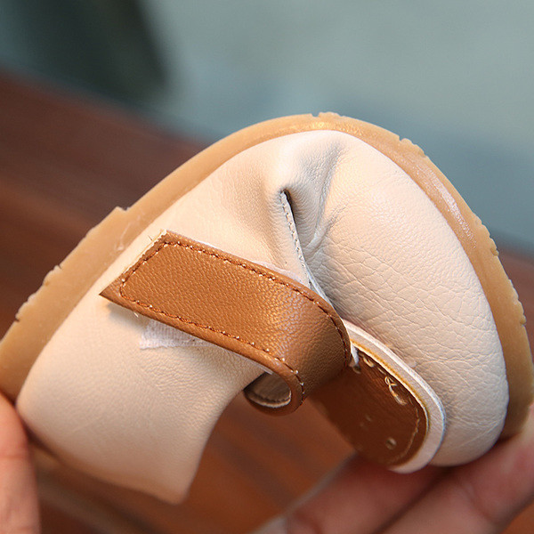 Pantofi copii din piele ecologica cu iepuras in trei culori pentru fete