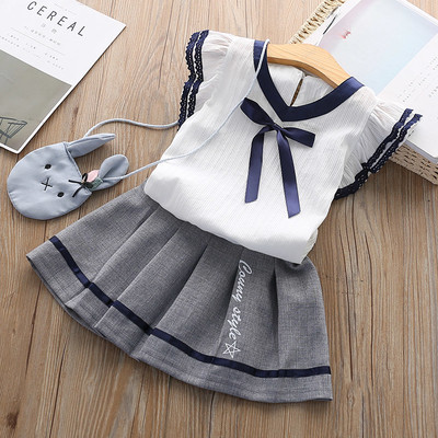 Κομψό παιδικό σετ με δύο μέρη για κορίτσια