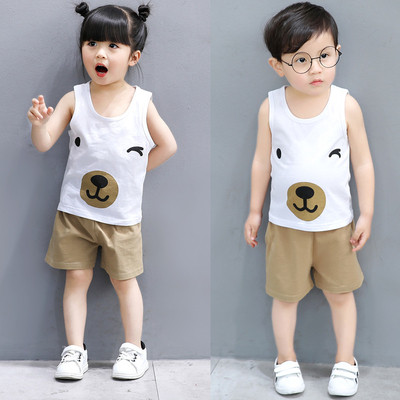 Παιδικό σετ για κορίτσια και αγόρια σε διάφορα μοντέλα - φανέλα και σορτς