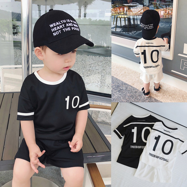 Set sport pentru copii pentru baieti in doua culori cu inscriptie