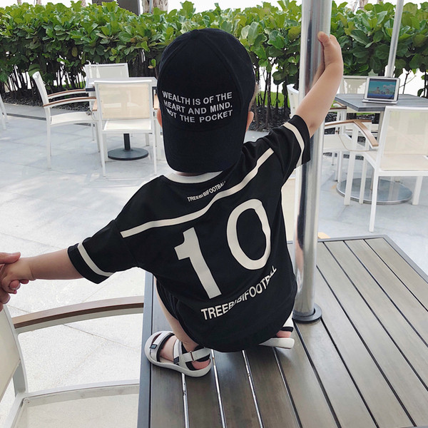 Set sport pentru copii pentru baieti in doua culori cu inscriptie